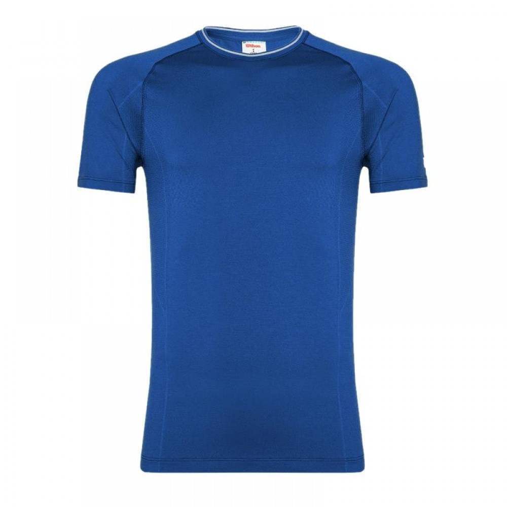 CAMISETA WILSON TEAM SEAMIESS CREW AZUL ROYAL