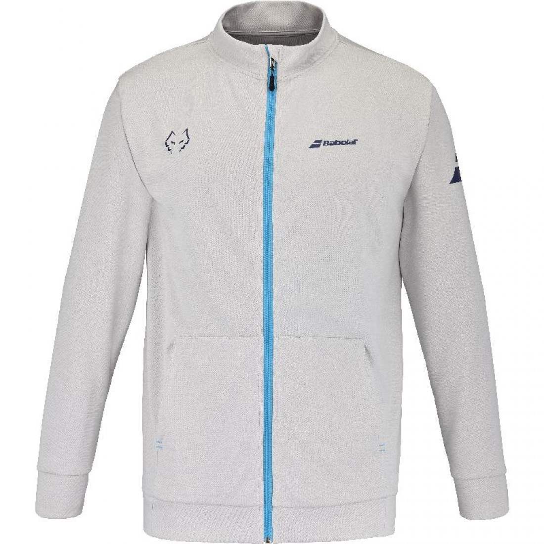 CHAQUETAL BABOLAT JUAN LEBRON GRIS VAPOR