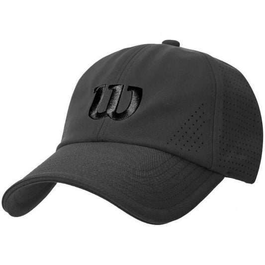 GORRA WILSON ACTIVE PERFORATED NEGRO