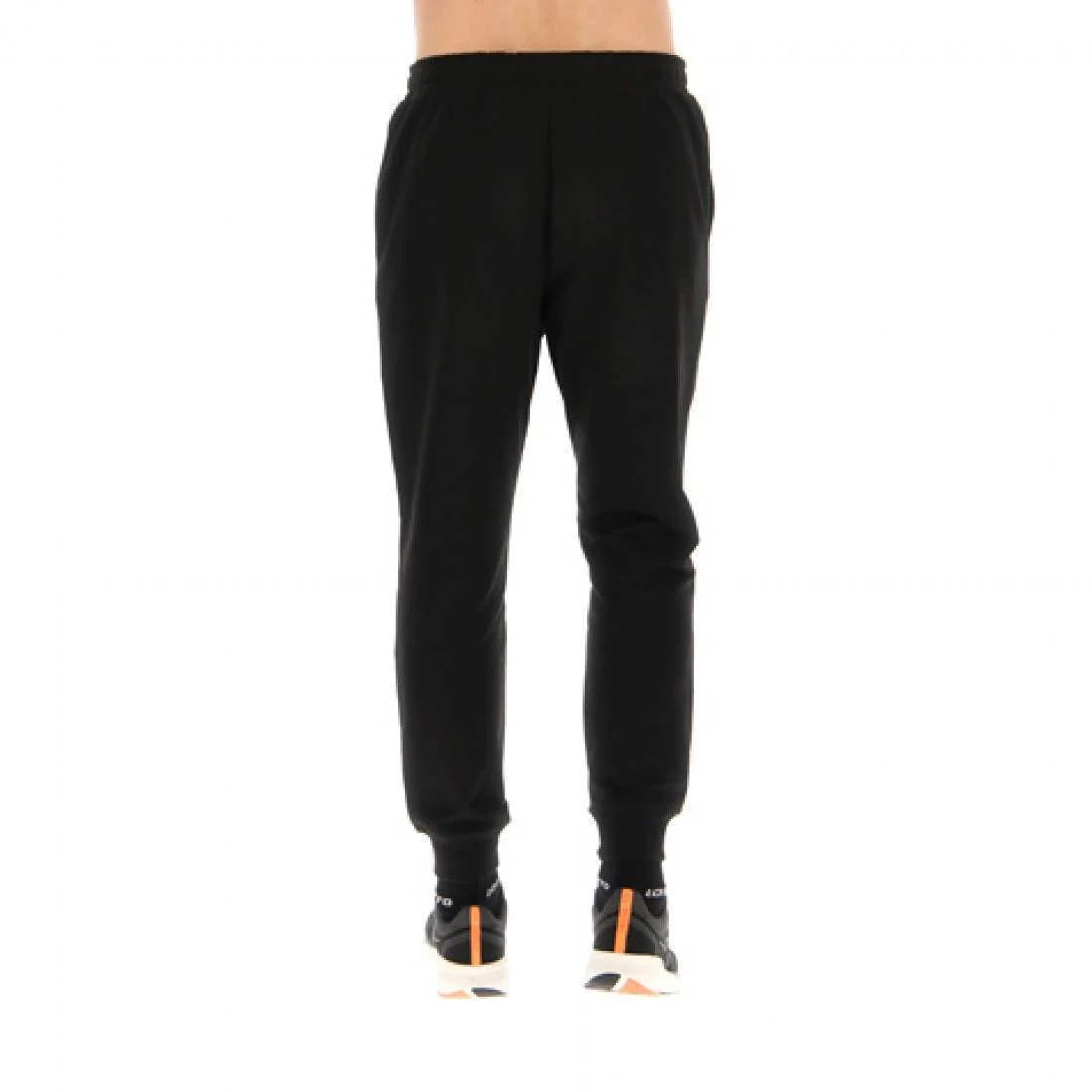 PANTALON LOTTO LOGO DUE NEGRO AMARILLO