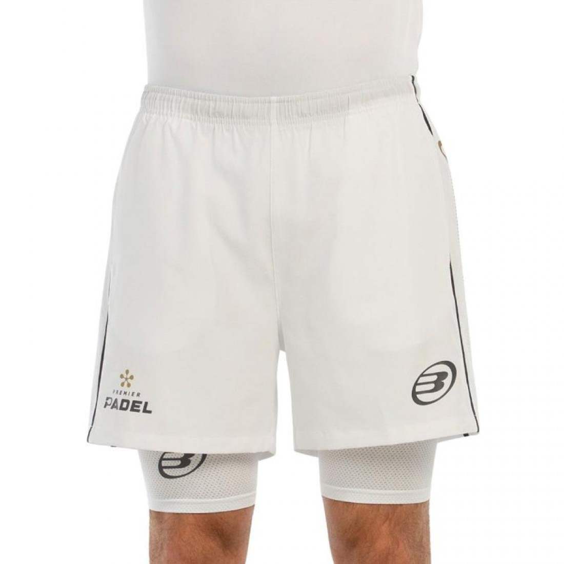 SHORT BULLPADEL PREMIER PADEL BARDE BLANCO