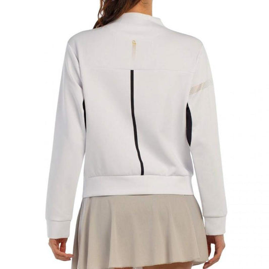 SUDADERA BULLPADEL PREMIER PADEL AIRAR BLANCO