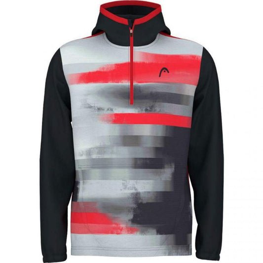 SUDADERA HEAD TOSPIN NEGRO PRINT