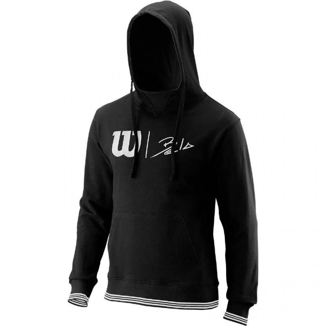 SUDADERA WILSON BELA NEGRO BLANCO