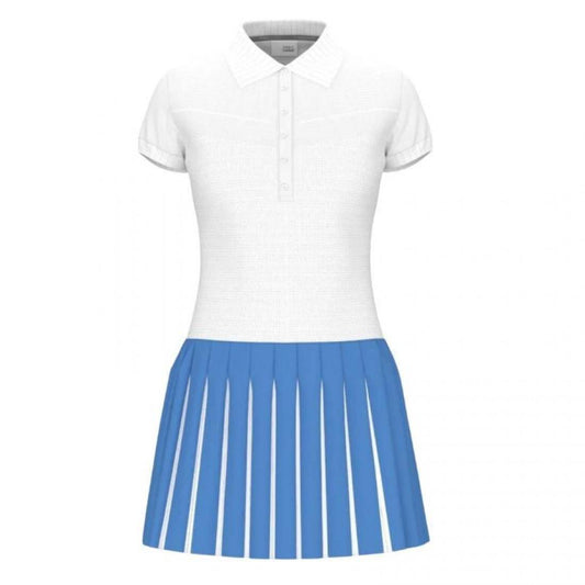 VESTIDO HEAD VOGUE BLANCO AZUL