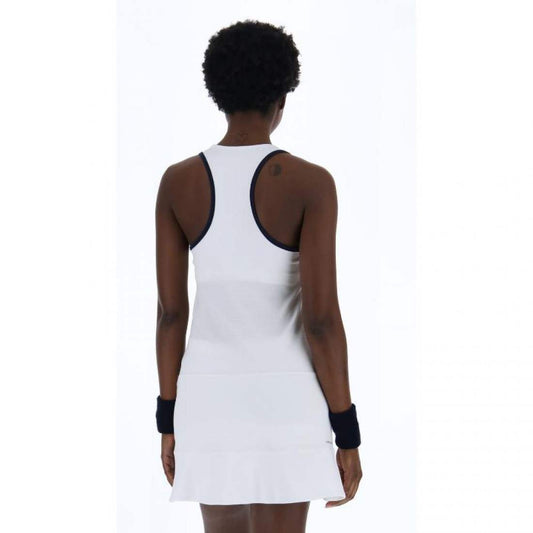 VESTIDO LOTTO SQUADRA II BLANCO BRILLANTE NEGRO