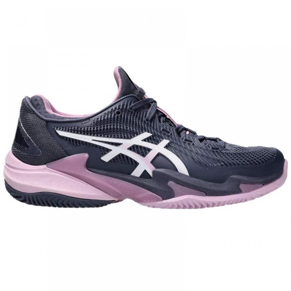 ZAPATILLAS ASICS COURF FF 3 CLAY AZUL INDIGO BLANCO MUJER