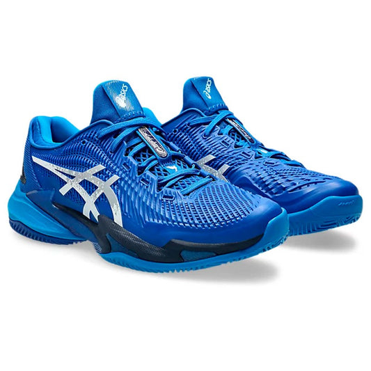 ZAPATILLAS ASICS COURT FF 3 NOVAK CLAY AZUL NEGRO PLATA