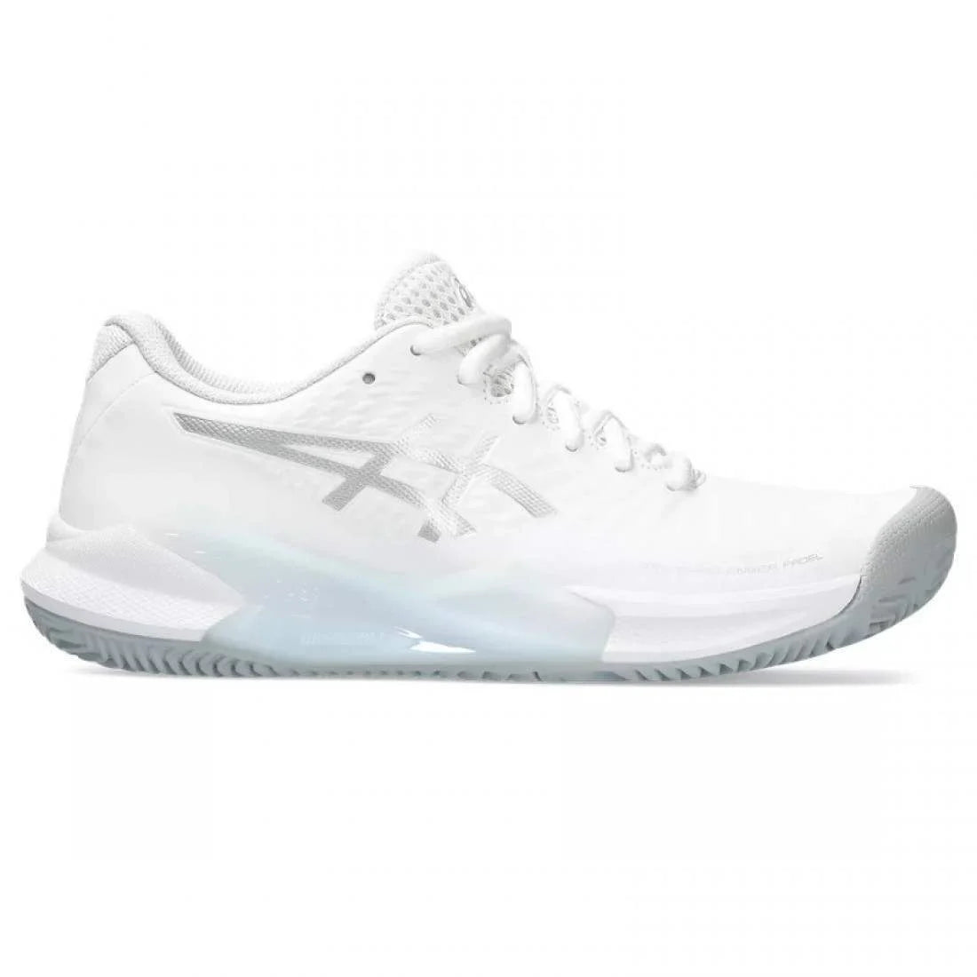 ZAPATILLAS ASICS GEL CHALLENGEER 14 PADEL BLANCO PLATA MUJER