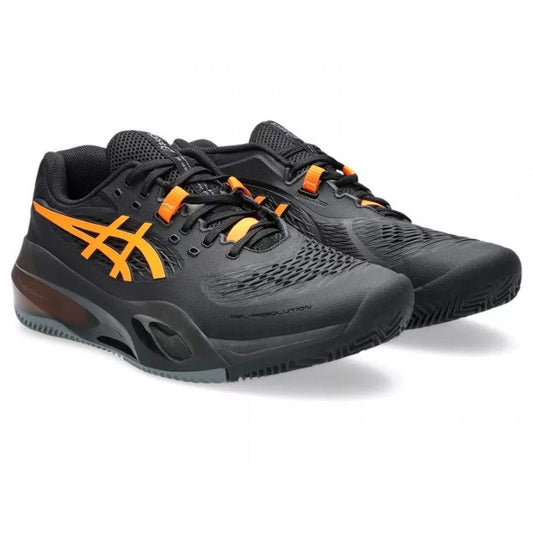 ZAPATILLAS ASICS GEL RESOLUTION X CLAY NEGRO NARANJA