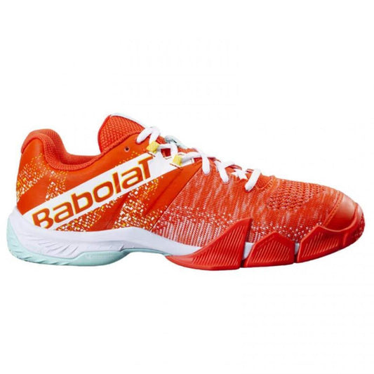 ZAPATILLAS BABOLAT MOVEA MANDARINA BLANCO