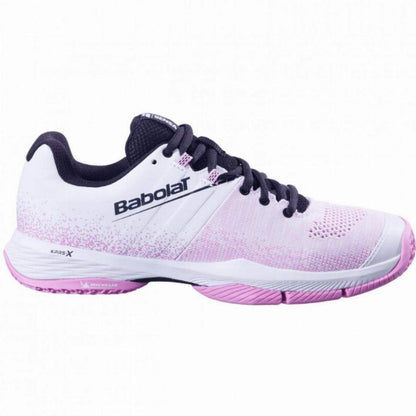 ZAPATILLAS BABOLAT SENSA BLANCO LILA MUJER