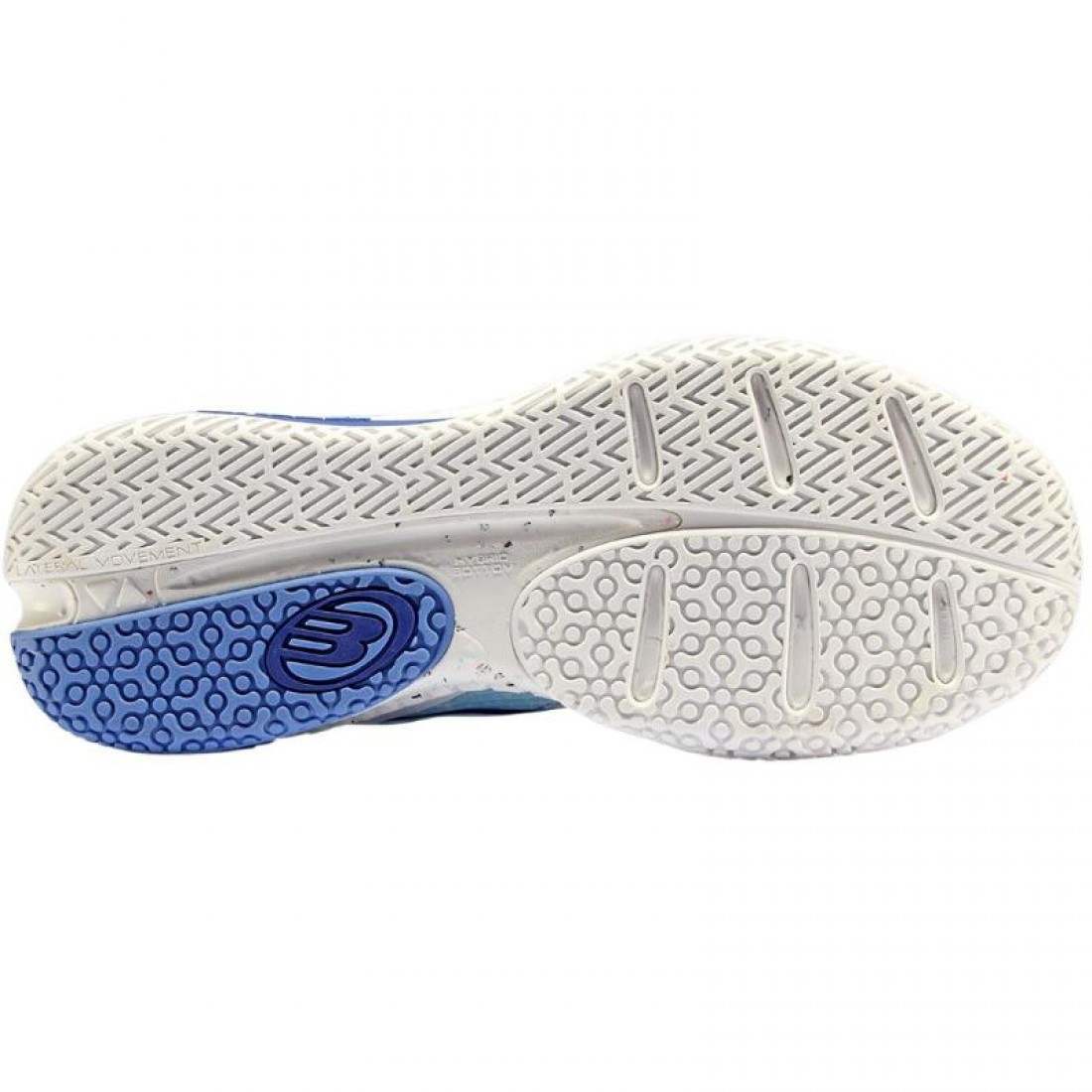 ZAPATILLA BULLPADEL IONIC 24I BLANCO AZUL CELESTE MUJER