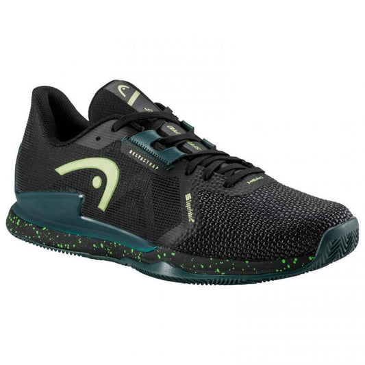 ZAPATILLAS HEAD SPRINT PRO 3.5 SF CLAY NEGRO VERDE BOSQUE