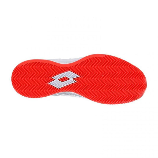 ZAPATILLAS LOTTO MIRAGE 200 BLANCO ROJO POPPY GRIS