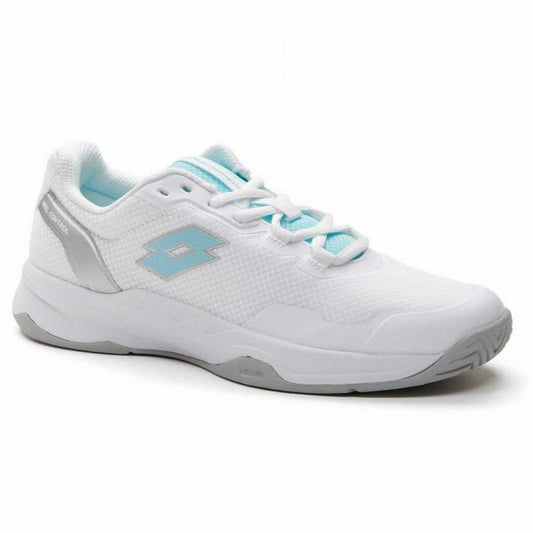 ZAPATILLAS LOTTO MIRAGE 600 II ALR BLANCO TURQUESA MUJER