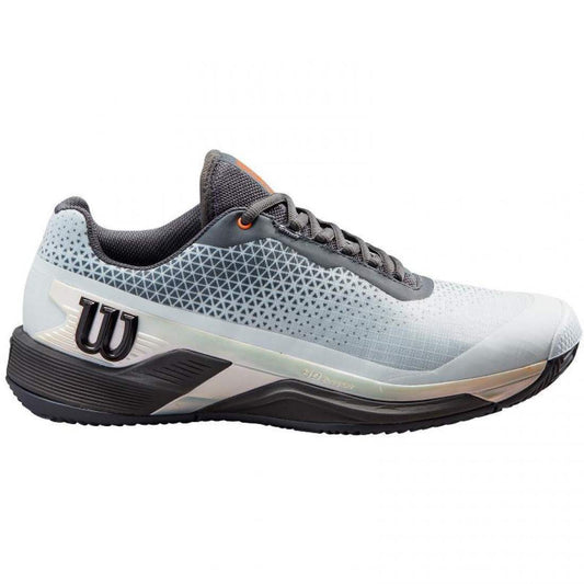 ZAPATILLAS WILSON RUSH PRO 4.0 SHIFT CLAY AZUL MARFIL NARANJA