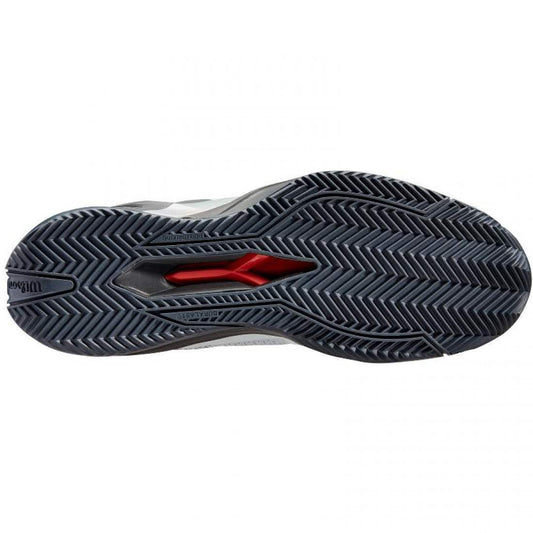 ZAPATILLAS WILSON RUSH PRO 4.0 SHIFT CLAY AZUL MARFIL NARANJA