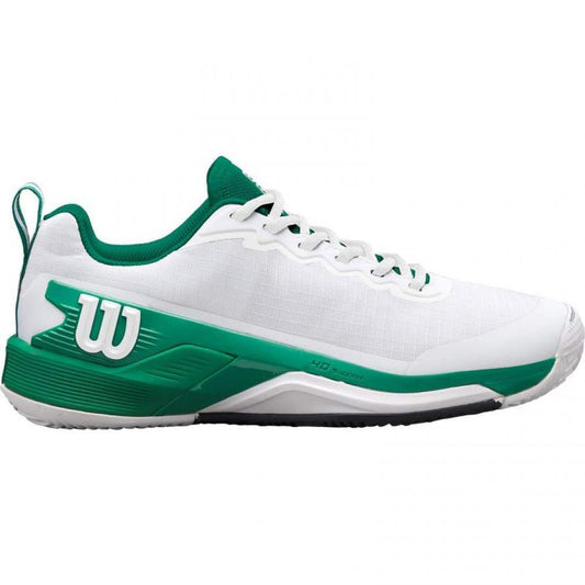 ZAPATILLAS WILSON RUSH PRO 4.5 CLAY BLANCO VERDE NEGRO