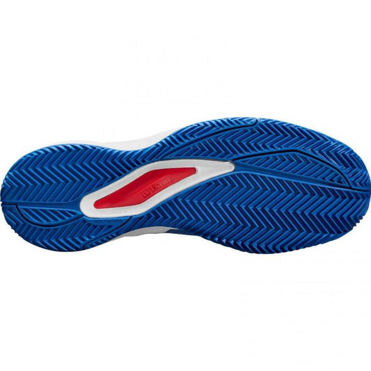 ZAPATILLAS WILSON RUSH PRO ACE CLAY AZUL BLANCO ROJO
