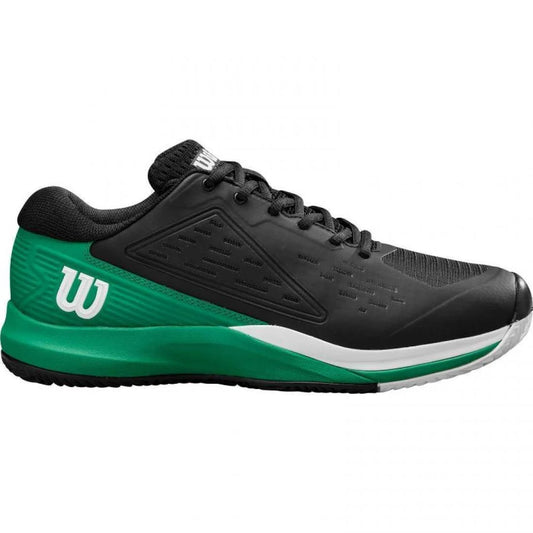 ZAPATILLAS WILSON RUSH PRO ACE CLAY NEGRO VERDE BLANCO