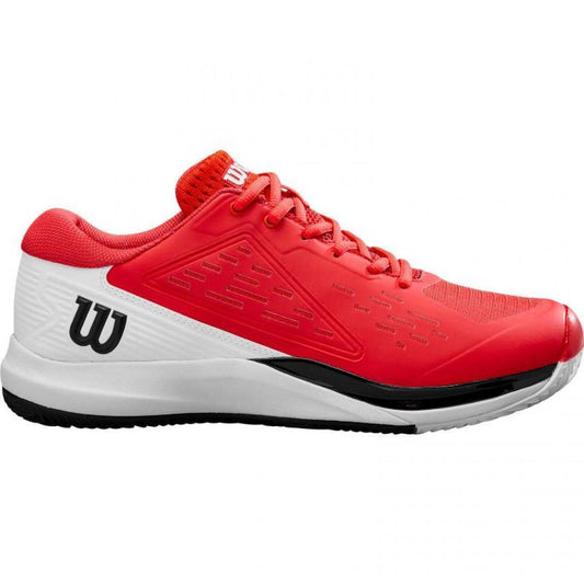 ZAPATILLAS WILSON RUSH PRO ACE CLAY ROJO BLANCO NEGRO