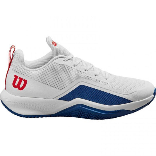 ZAPATILLAS WILSON RUSH PRO LITE BLANCO AZUL ROJO
